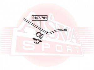 ВТУЛКА ПЕРЕДНЕГО СТАБИЛИЗАТОРА D14 TSB-790 TOYOTA 107791 0107-791 ASVA