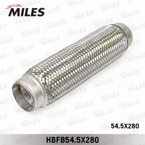 Труба гофрированная (гофра) внутренним плетением 54.5X280 (BOSAL 265-337) HBFB54 HBFB54.5X280 MILES