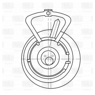 Ролик ГРМ VW Golf (97-) 1.4i (натяж.) (CM 6052) CM 6052 TRIALLI