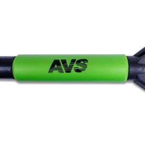 Щетка со скребком 52см двусторонняя щетина черно-зеленая AVS A78470S AVS