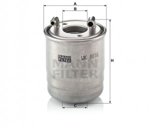 MERCEDES BENZ GL-CLASS X164 под датчик уровня с нагревом WK8016X MANN FILTER