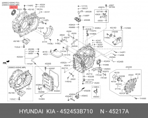 УПЛОТНИТЕЛЬНОЕ КОЛЬЦО БЛОКА ЦИЛИНДРОВ  45245-3B710 452453B710 HYUNDAI KIA