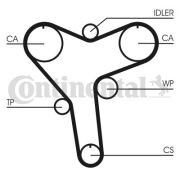 Ремень зубчатый CT1029 CT1029 CONTINENTAL