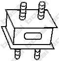 Подушка TOYOTA Land Cruiser (J80) глушителя BOSAL 255-726 BOSAL