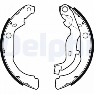 LS2127 колодки тормозные барабанные к-кт!\ Renault Duster/Arkana/Kaptur LS2127 DELPHI