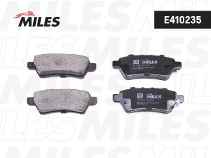 Колодки тормозные задние (без датчика) (Смесь Low-Metallic) (NISSAN PATHFINDER 0 E410235 MILES