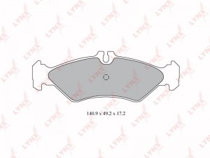 Колодки тормозные задние подходит для MB Sprinter 2.2D-2.9D 95-06, VW LT 2.3-2.8 BD-5338 LYNXAUTO