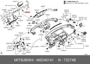 Болт MITSUBISHI Lancer (03-) трубки топливной OE MS240141 MITSUBISHI