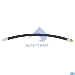 Шланг тормозной VOLVO к тормозным камерам (L=650мм) SAMPA 031339 SAMPA
