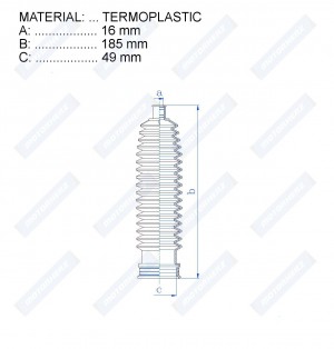 Пыльник рулевой рейки RDZ0103MG RDZ0103MG MOTORHERZ