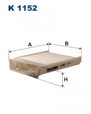 Фильтр воздушный салона ЛАДА Largus RENAULT Logan,Duster NISSAN Note (06-) FILTR K1152 FILTRON