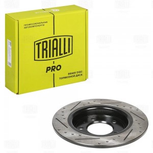 Диск торм. Changan CS55 Plus (21-) задн.d=283 (перф/слот/окраш)(DF 0309s) PRO DF 0309S TRIALLI