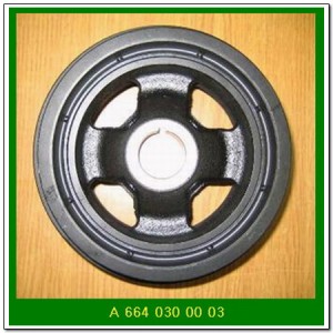 Шкив SSANGYONG Actyon (06-),Kyron (06-),Actyon Sports (06-),Rexton (04-) (D20/27 6640300003 SSANG YONG