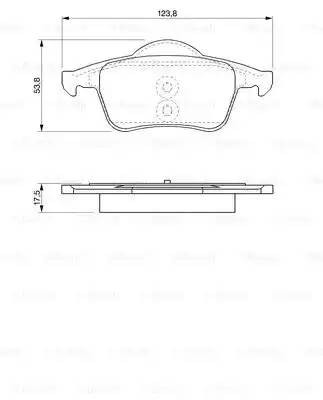 VOLVO XC70 CROSS COUNTRY (2000-2006) 0 986 424 539 BOSCH