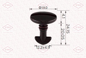 Клипса автомобильная [упаковка 10 штук] TJB1766 TJB1766 TATSUMI