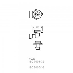 Лампа галогенная НB4 12V 51W "Маяк" Original Pro (P22d) 09006 MAYAK