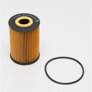 Фильтр масляный [Картридж] NISSAN Cabstar/Interstar 00- OPEL Movano 03- RENAULT  OK0153 GREEN FILTER