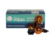 лампа! накаливания PY27/7W 12V (цоколь 3157) желтая (габарит, стоп-сигнал) для а 902073 NORD YADA