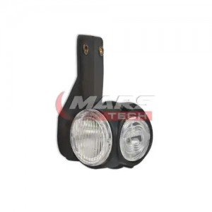 фонарь габаритный !на подвесе LED 24V стекла большие белые провод \Universal M720208 MARS