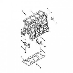 Втулка установочная ГБЦ 3310 ISF 3.8, КАМАЗ EQB, ISBe, ISDe, BT (Haffen) 0390 HAFFEN