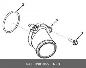 болт (3901865) 3901865 GAZ GAZ