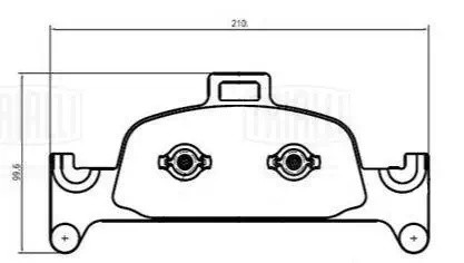 Колодки торм. Audi A4 (B9) (17-) диск. перед. т/с Ate (керам.) (с датч.) (PF 447 PF4474CR TRIALLI