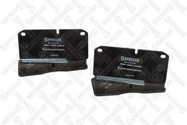 колодки дисковые! с р/к 29067\ Iveco EuroCargo 80.100E15-21.180E21.RVI 85-11414-SX STELLOX