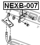 Подвеска глушителя NEXB-007 NEXB-007 FEBEST