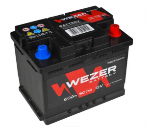 аккумуляторная батарея! 60Ah 500A +справа 242/175/190\ WEZ60500R WEZER