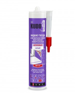 Клей монтажный жидкие гвозди туба 280мл KUDO KBK301 KUDO