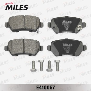 Колодки тормозные задние (без датчика + болты) (Смесь Low-Metallic) (OPEL ASTRA  E410057 MILES