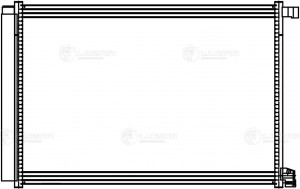 Радиатор кондиц. для ам Mercedes-Benz E (W213) (16-),C (W205) (14-) (LRAC 1514) LRAC 1514 LUZAR