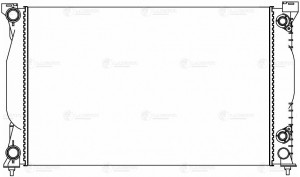 Радиатор охл. Audi A4 (00-),(04-) 1.6i,1.8T,1.9TD,2.0i,2.0T,2.0TD LRc 1816 LRC 1816 LUZAR