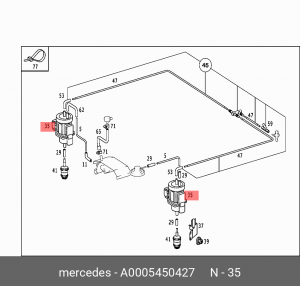 клапан регулятор давления турбины!\ MB Sprinter A 000 545 04 27 MERCEDES BENZ