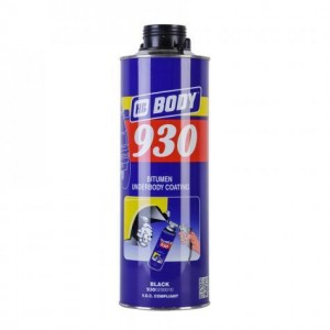 Антикор для наружных поверхностей каучук черный 1л 930 BODY 9300200001 HB BODY