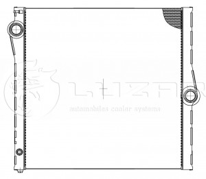 BMW X5 E70 (2007>) НОВОГО РАДИАТОРА / 3 ВЫХОДА LRC26193 LUZAR