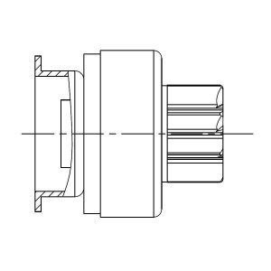 Привод стартера (бендикс) для а/м Geely MK Cross (10-) 1.5i (VCS 2620) VCS2620 START VOLT