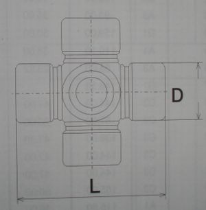 Крестовина MAZDA BT50 вала карданного GMB GUMZ12 GMB