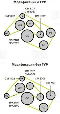 Ролик генер. VW Touareg (04-)/Audi Q7 (06-) 3.0 TDI CM1802 CM 1802 TRIALLI