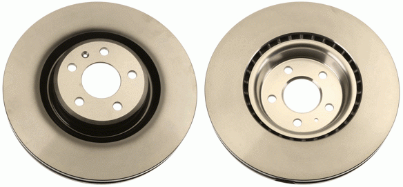 Диск тормозной передний AUDI A4 (B8), A6 (C7), Q5 (8R) 345мм DF6149S DF6149S TRW