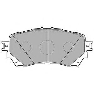 LP2487 колодки дисковые передние!\ Mazda 6 2.0/2.2D 12> LP2487 DELPHI