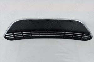 Решетка в бампер нижняя Ford Focus 2 2008-2011, под хром, текстурная OEM3693 OEMPARTS