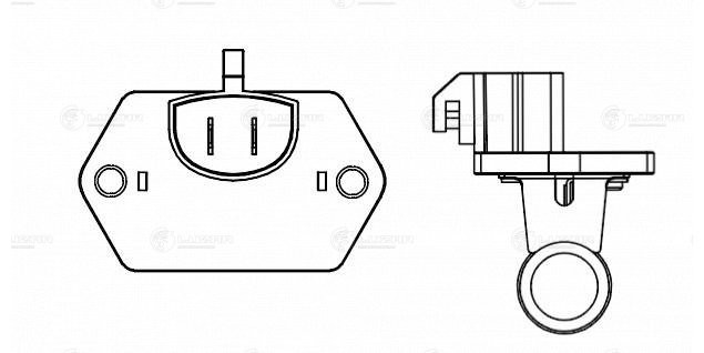 Резистор э/вент. охл для а/м Ford Fiesta (01-)/Fusion (02-) A/C+ (LFR 1031) LFR 1031 LUZAR
