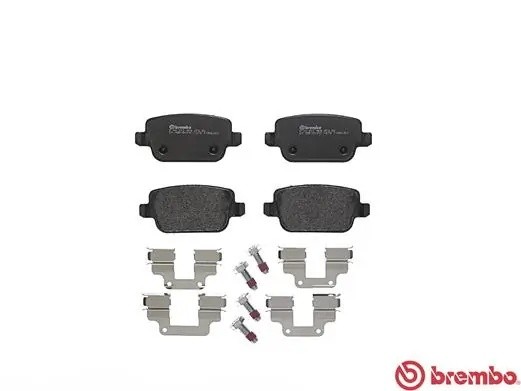Колодки тормозные FORD Galaxy,Mondeo LAND ROVER Freelander задние (4шт.) BREMBO P44017 BREMBO