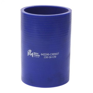 Патрубок МАЗ радиатора нижний (L=120мм,d=70) силикон MEGAPOWER 13016130 MEGA POWER