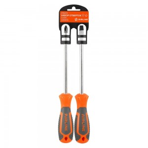 Набор отвёрток 2 пр. (SL8x150mm, PH3x150mm) пласт.подвес (ATAU014) ATAU014 AIRLINE