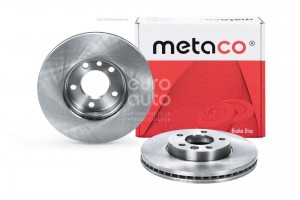 Диск тормозной передний вентилируемый 3050050 METACO