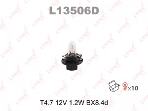 BAX 12V 1.2W BX8.4D В ПАНЕЛЬ ПРИБОРОВ L13506D LYNXAUTO