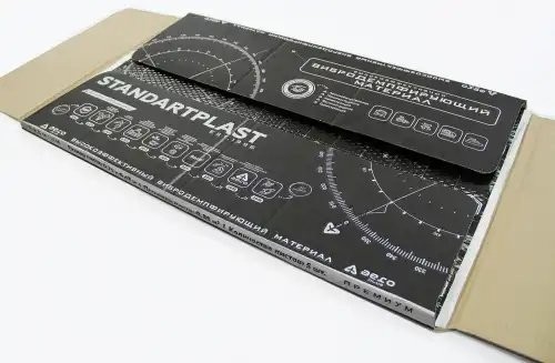 шумоизоляция! вибродемпфирующий материал Aero plus 0,75x0,47м.\ 008560800 STP