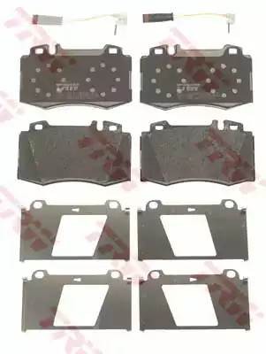 Колодки передние MERCEDES W203, W211, W220 GDB1543 GDB1543 TRW